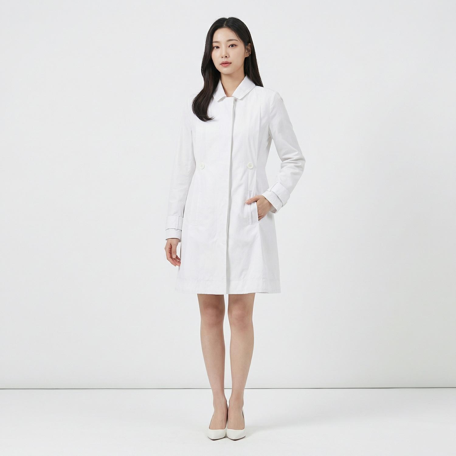 디케이엔와이진 트렌치코트 1