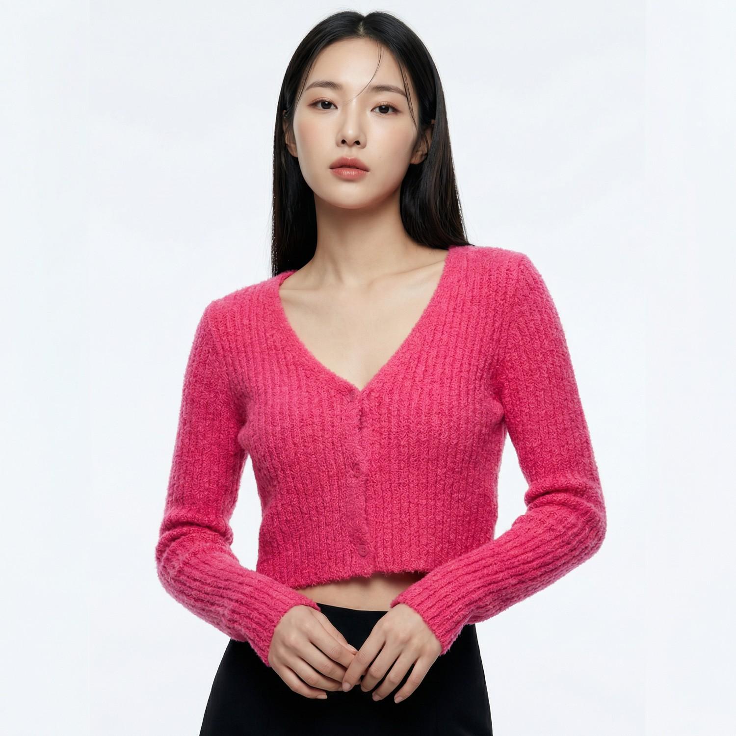 자라 브이넥카디건 1