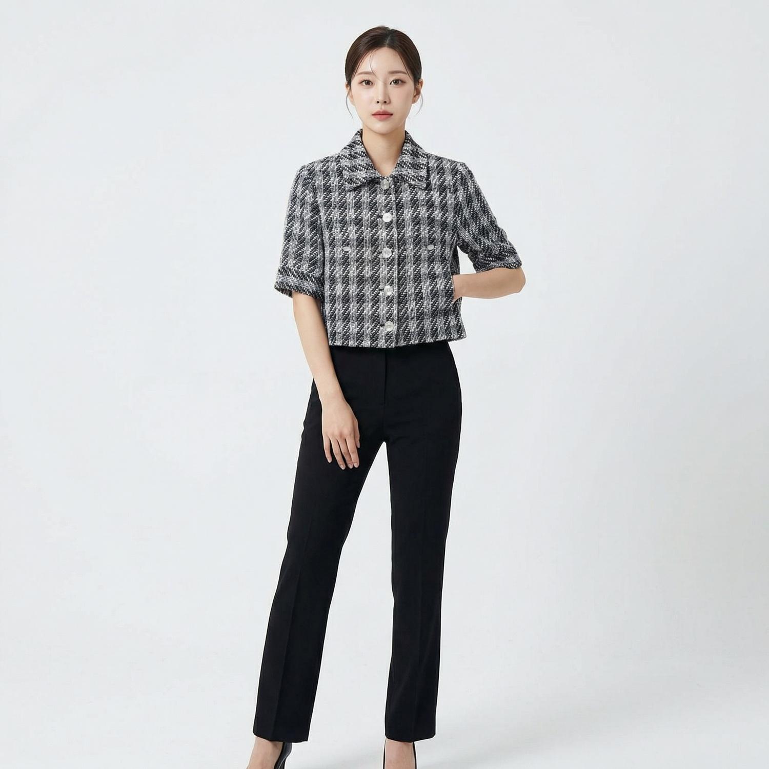 유메르 트위드재킷 1