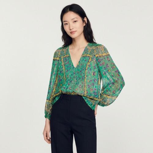 산드로 블라우스