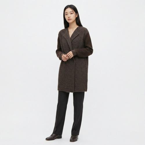 구호 칼라카디건