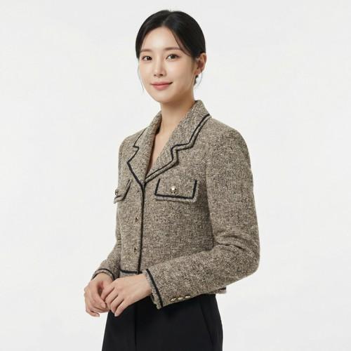 모조에스핀 트위드재킷