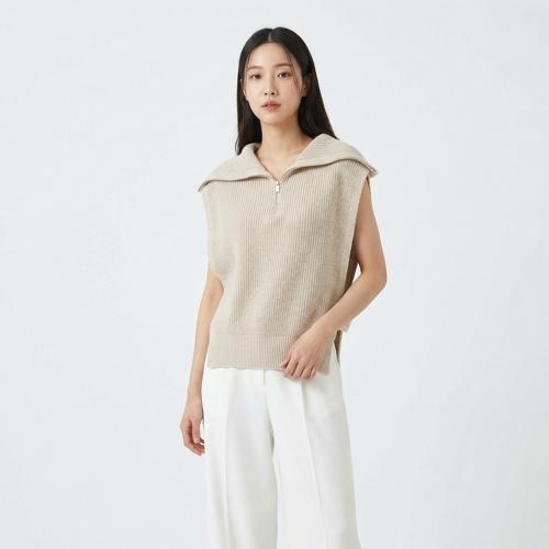 지컷 니트조끼