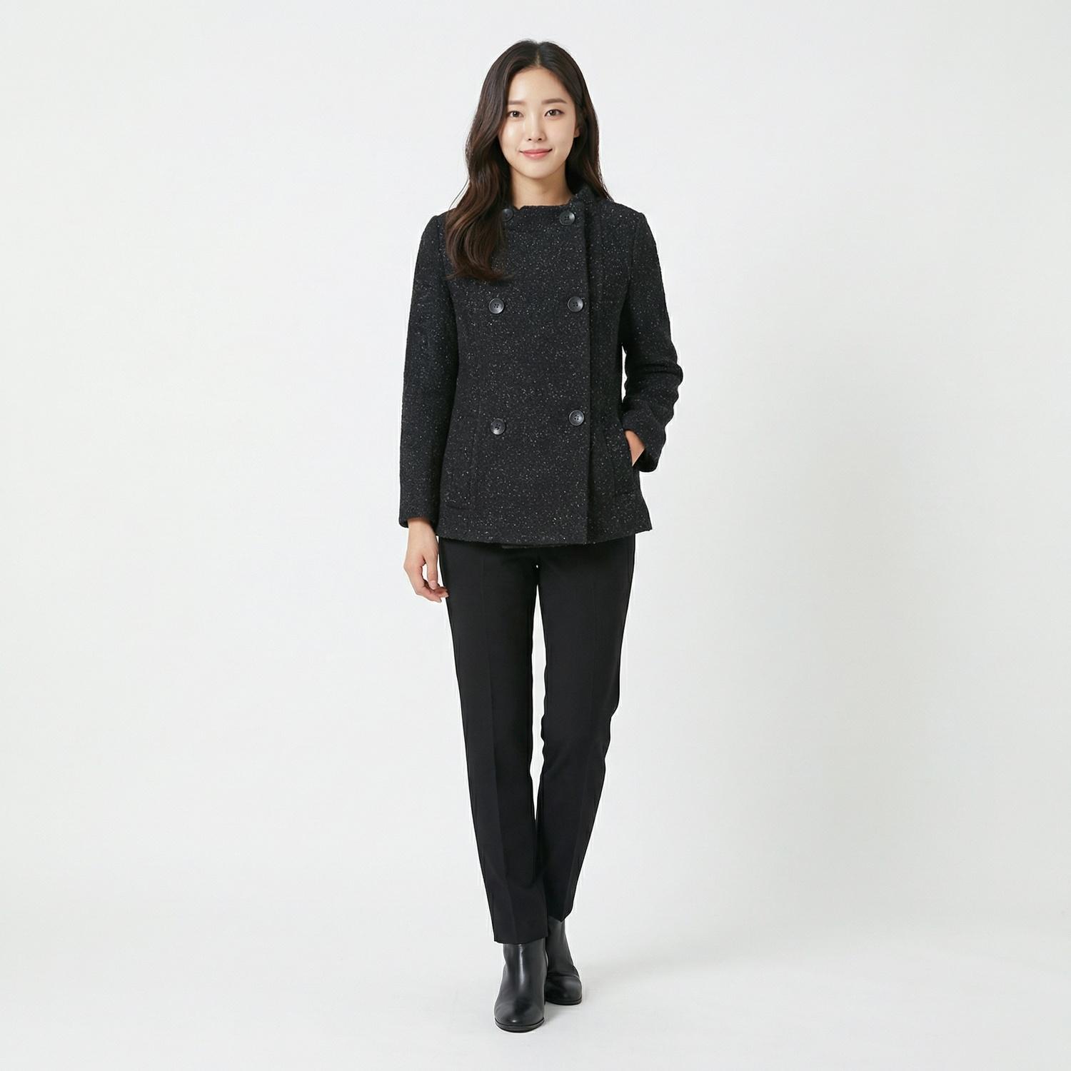 디케이엔와이진 트위드재킷 1