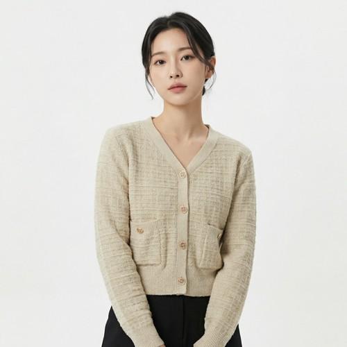 잇미샤 브이넥카디건