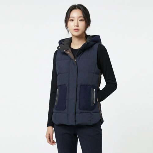 게스 패딩조끼