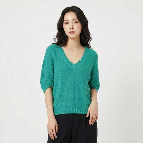 시스템 브이넥니트