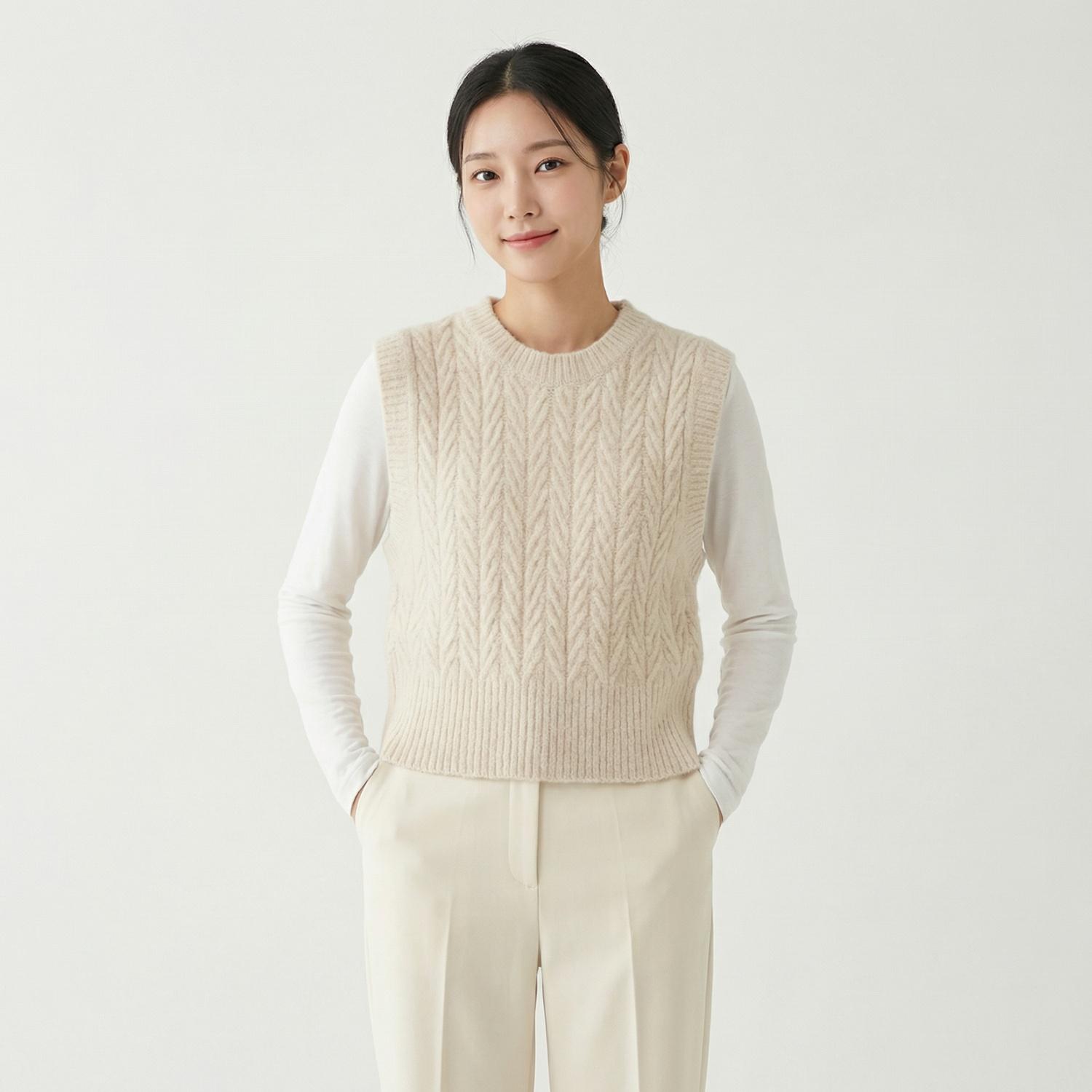 인사일런스 니트조끼 1