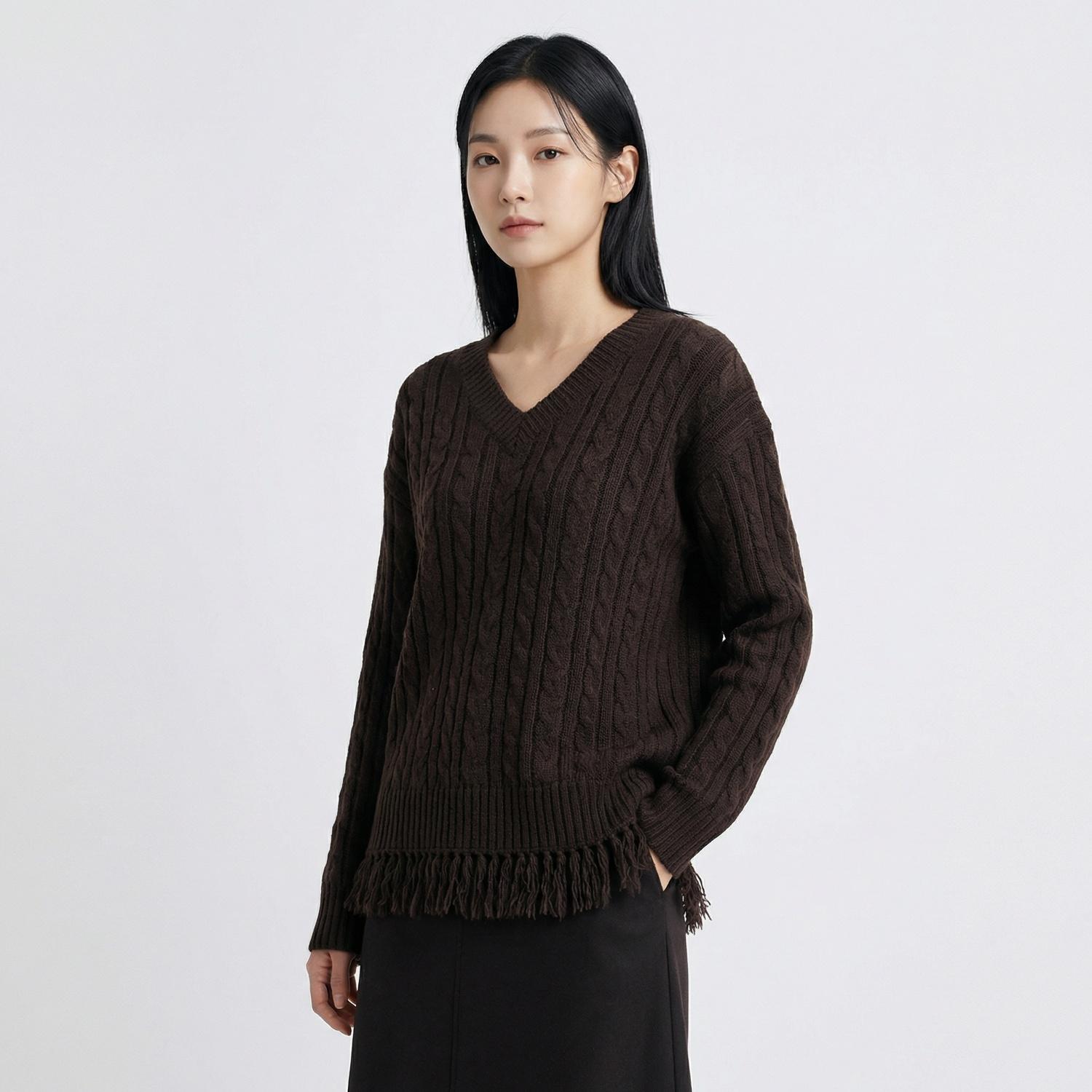 미드나잇 무브 브이넥니트 1