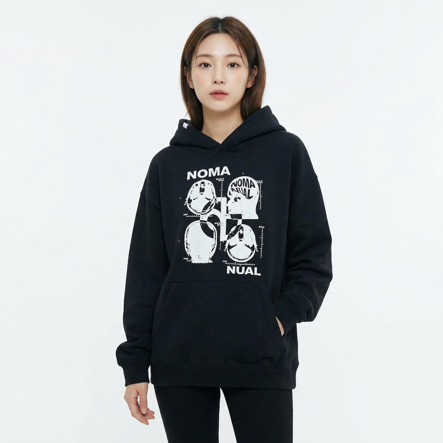 노매뉴얼 후드티 1