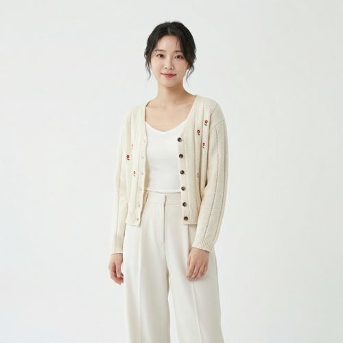 에잇세컨즈 브이넥카디건