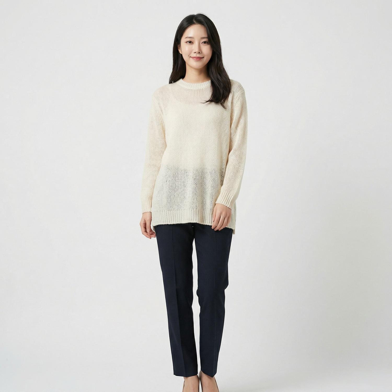 자라 라운드니트 1