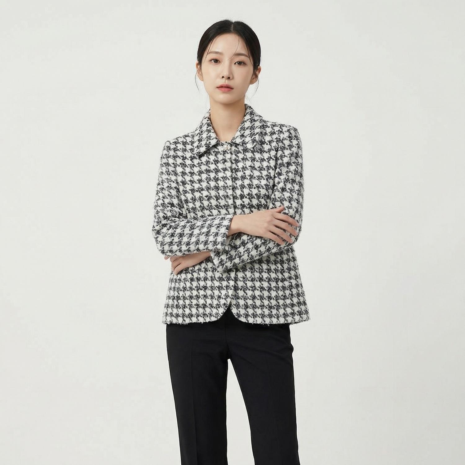엔오르 트위드재킷 1