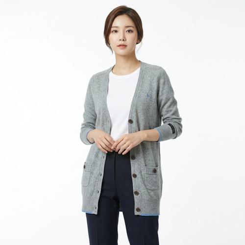 헤지스 브이넥카디건