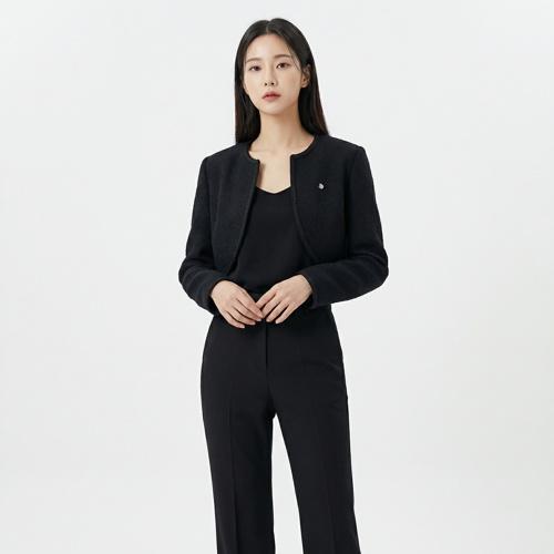 아비에무아 트위드재킷