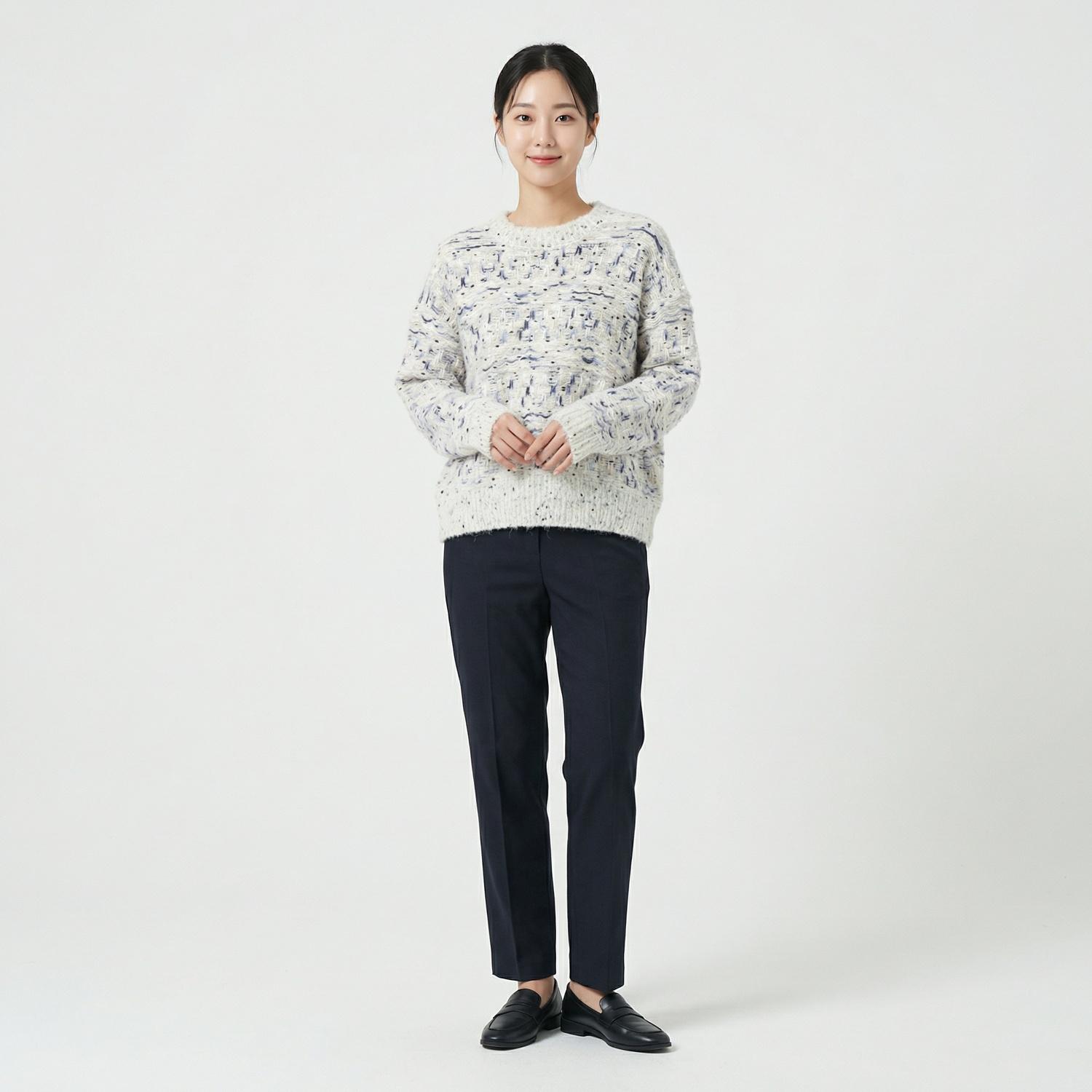 봄빅스엠무어 라운드니트 1
