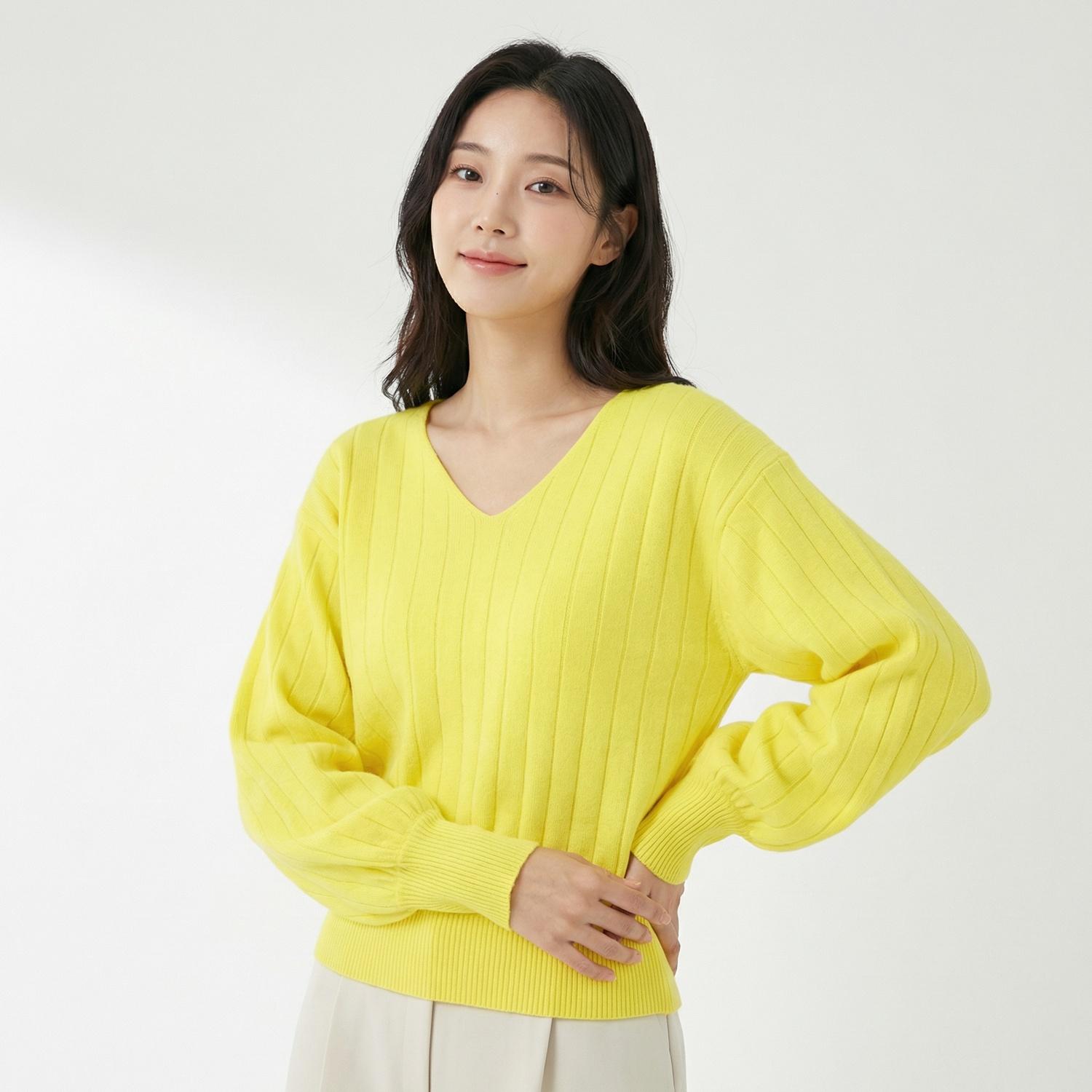 발렌시아 브이넥니트 1