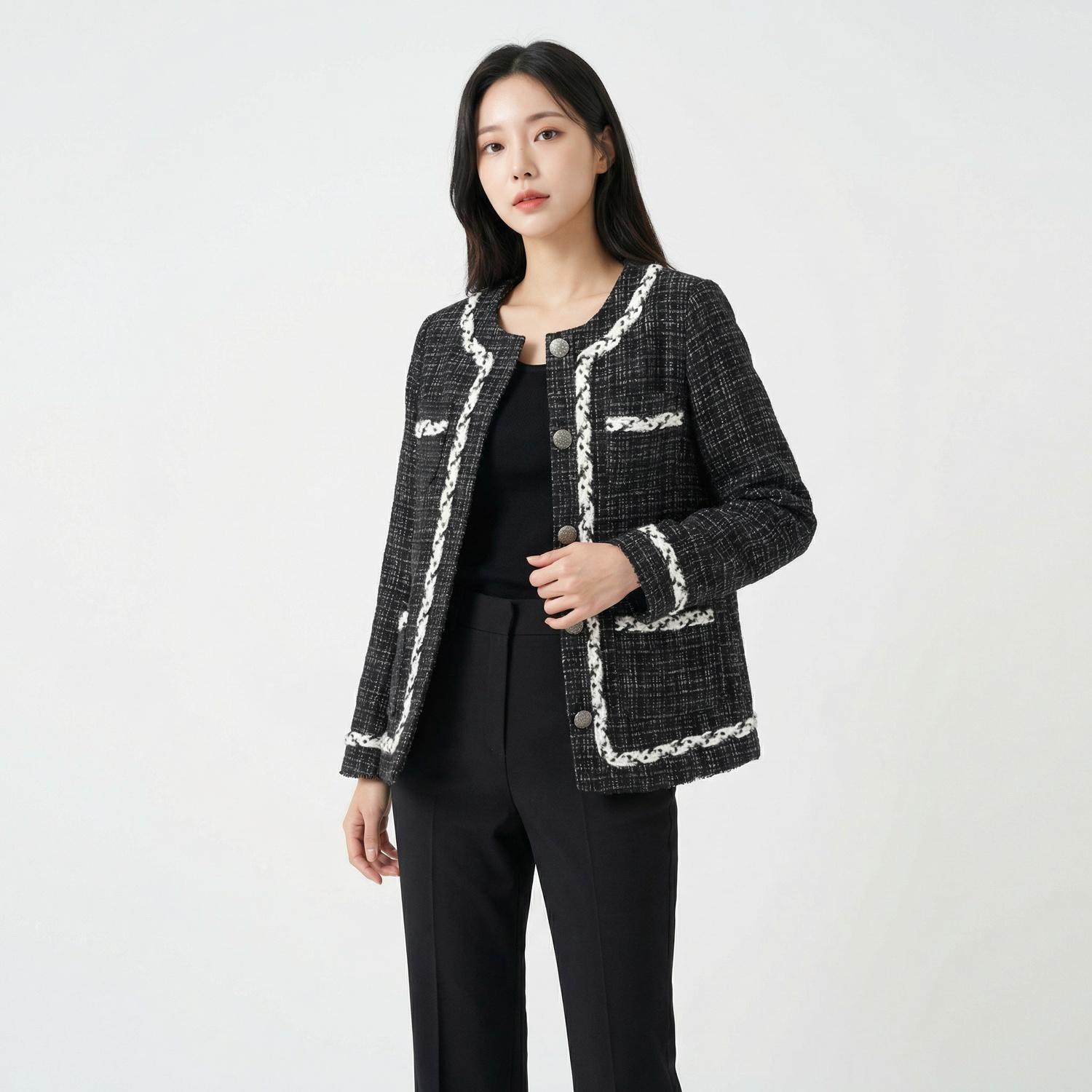 뎁 트위드재킷 1