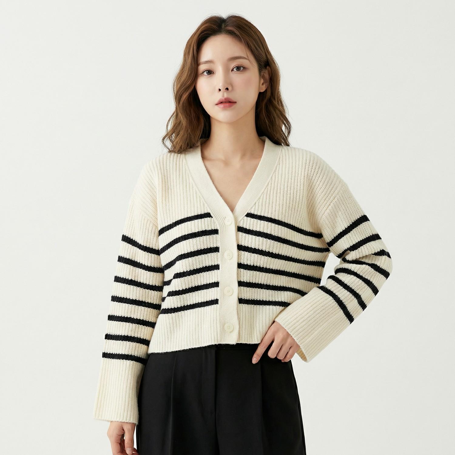 미쏘 브이넥카디건 1