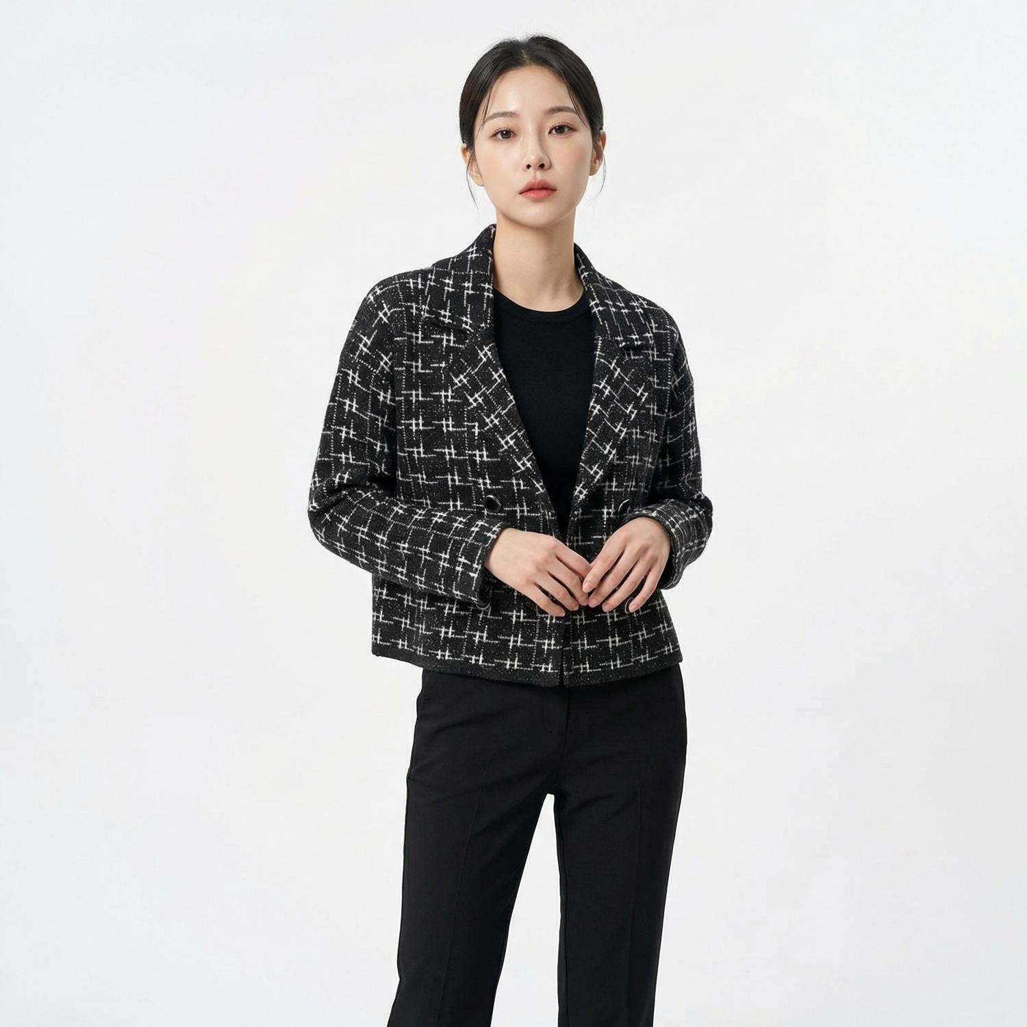 자라 트위드재킷 1