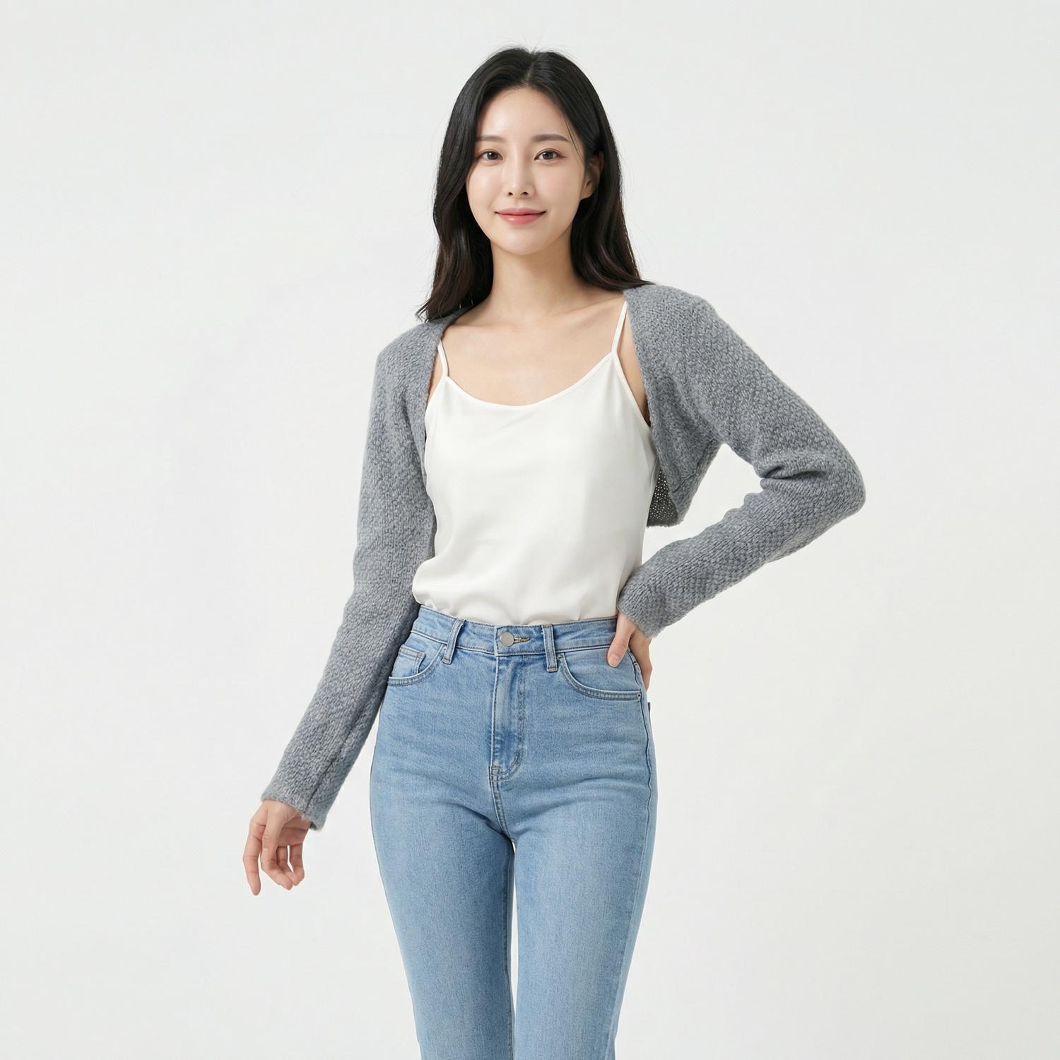 쓰리타임즈 숄카디건 1
