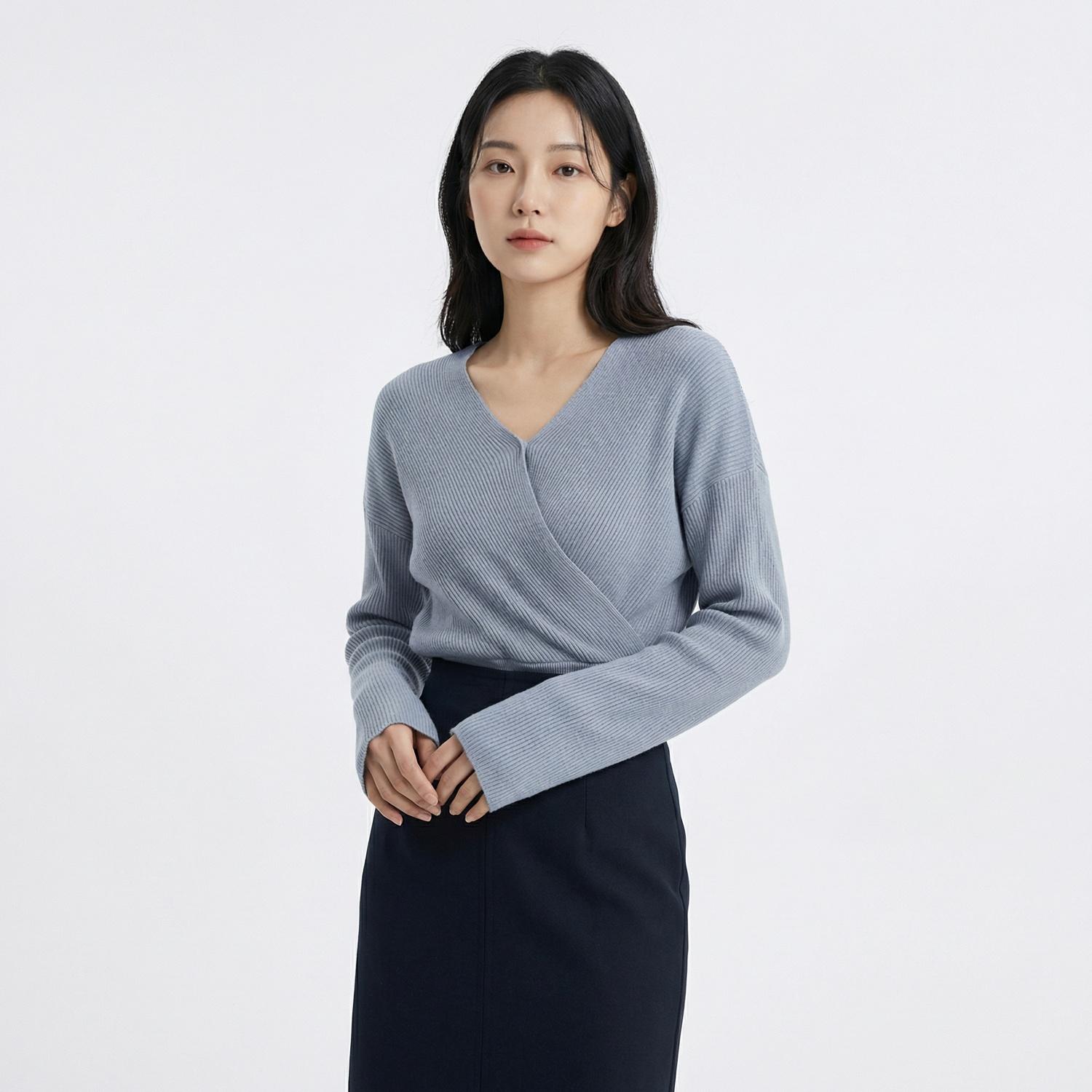 미쏘 브이넥니트 1