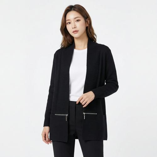 디케이엔와이 숄카디건