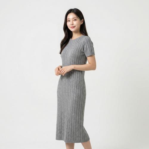 자라 니트 미니원피스