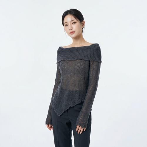 폴리수엠 보트넥니트