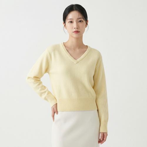 유어네임히얼 브이넥니트