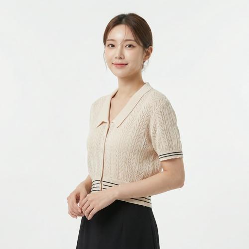 반원 아틀리에 칼라카디건