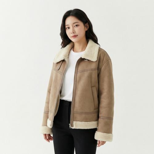 미쏘 무스탕재킷