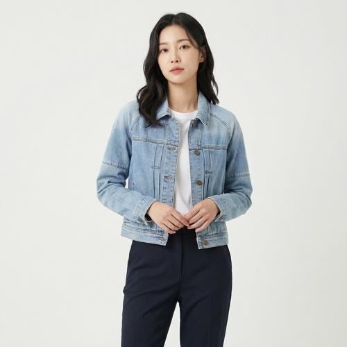 자라 베이직 데님재킷