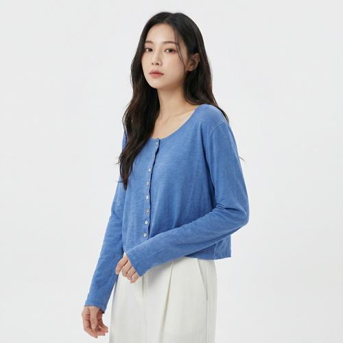 헤더먼트 라운드카디건