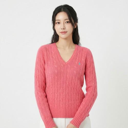 랄프 로렌 브이넥니트