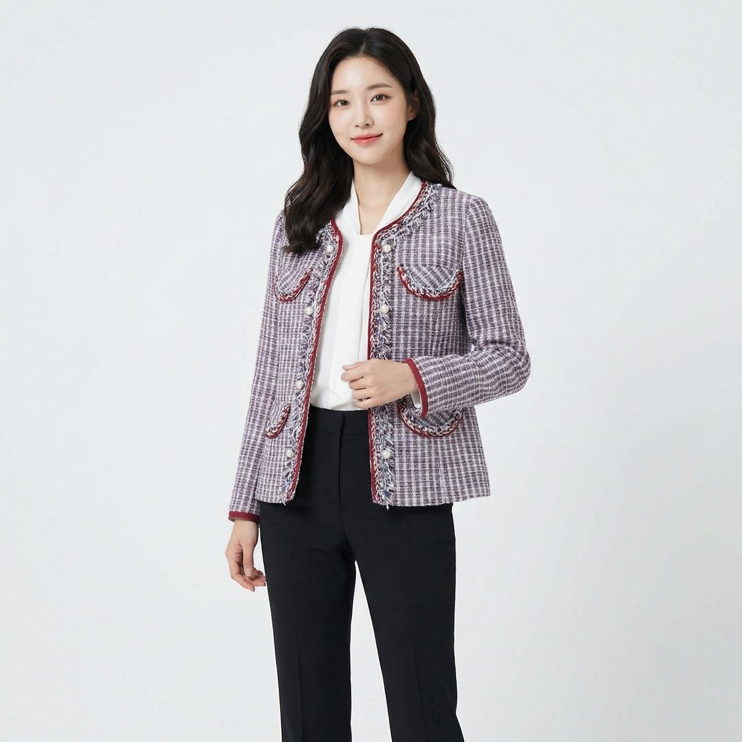 케네스 레이디 트위드재킷 1