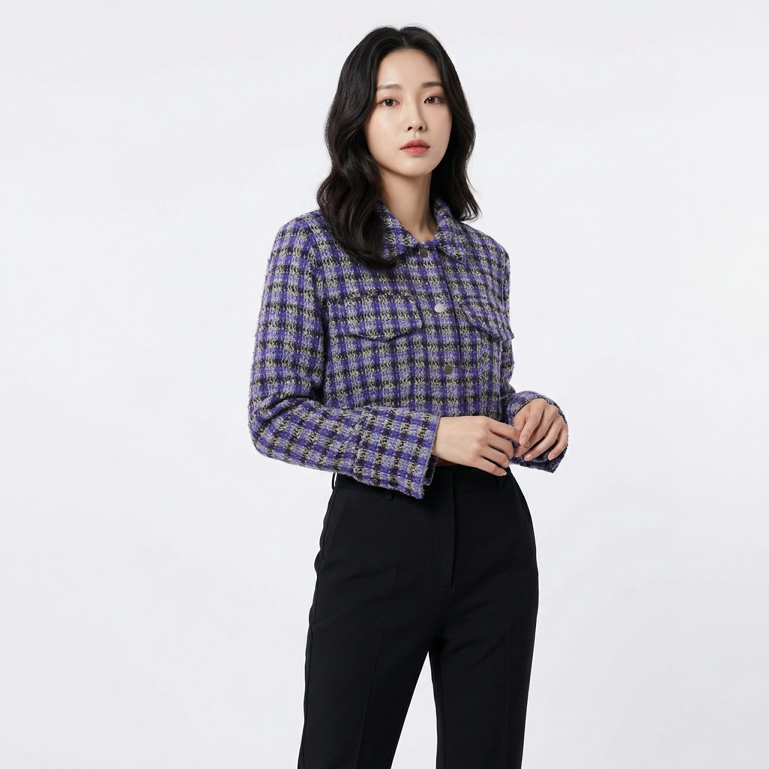 자라 트위드재킷 1