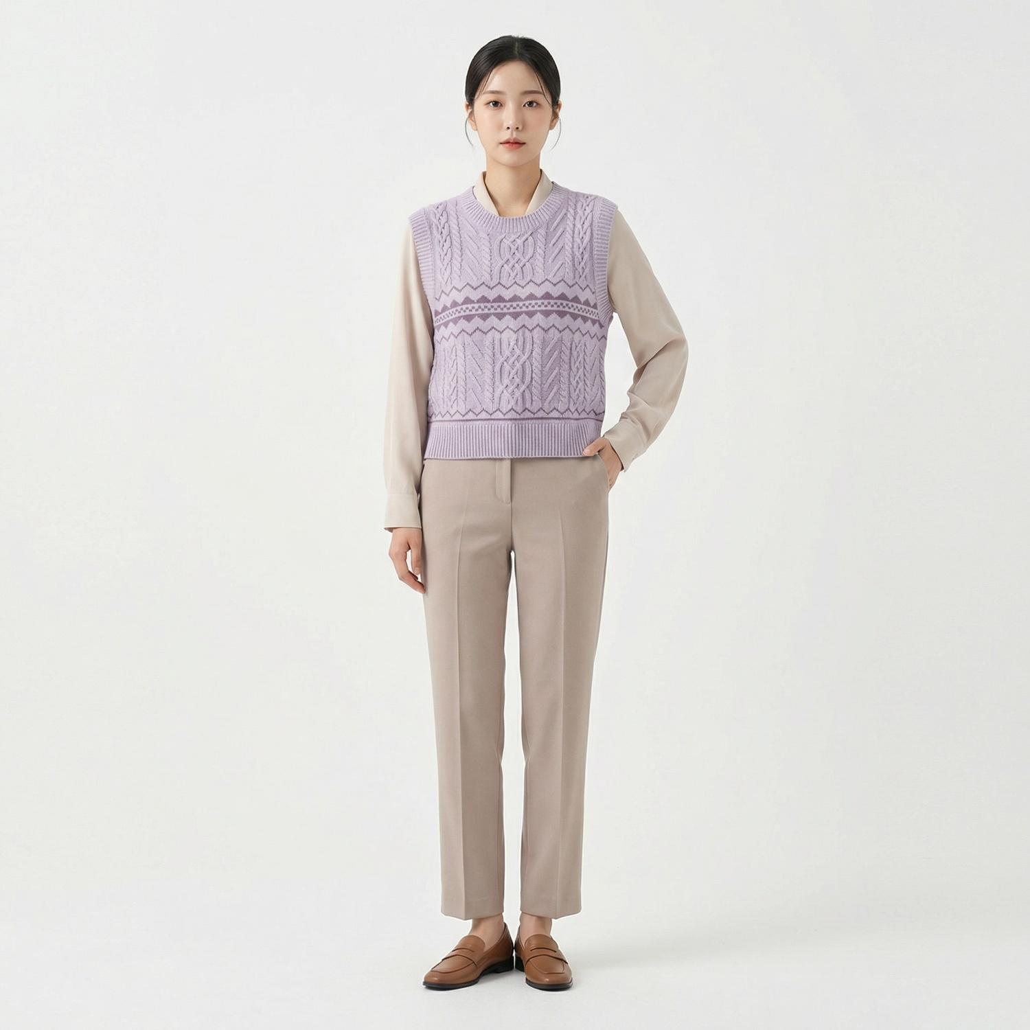 르니나 니트조끼 1