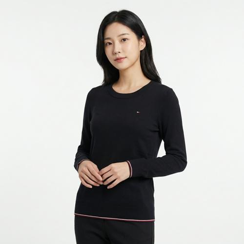 타미힐피거 라운드니트