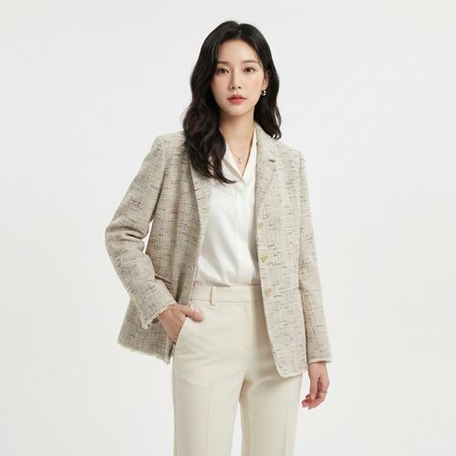 닉앤니콜 트위드재킷