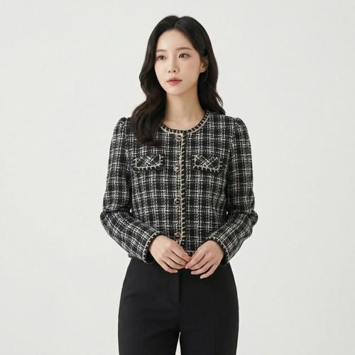 신스덴 트위드재킷