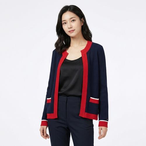 타미힐피거 숄카디건