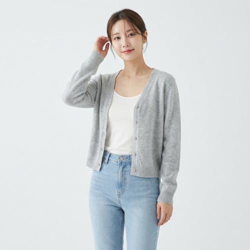 러브앤쇼 브이넥카디건