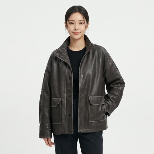 에잇세컨즈 가죽재킷