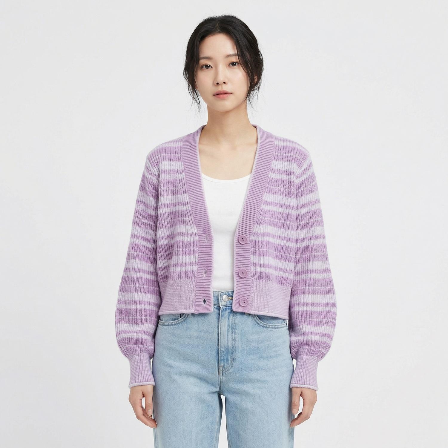 코스 브이넥카디건 1