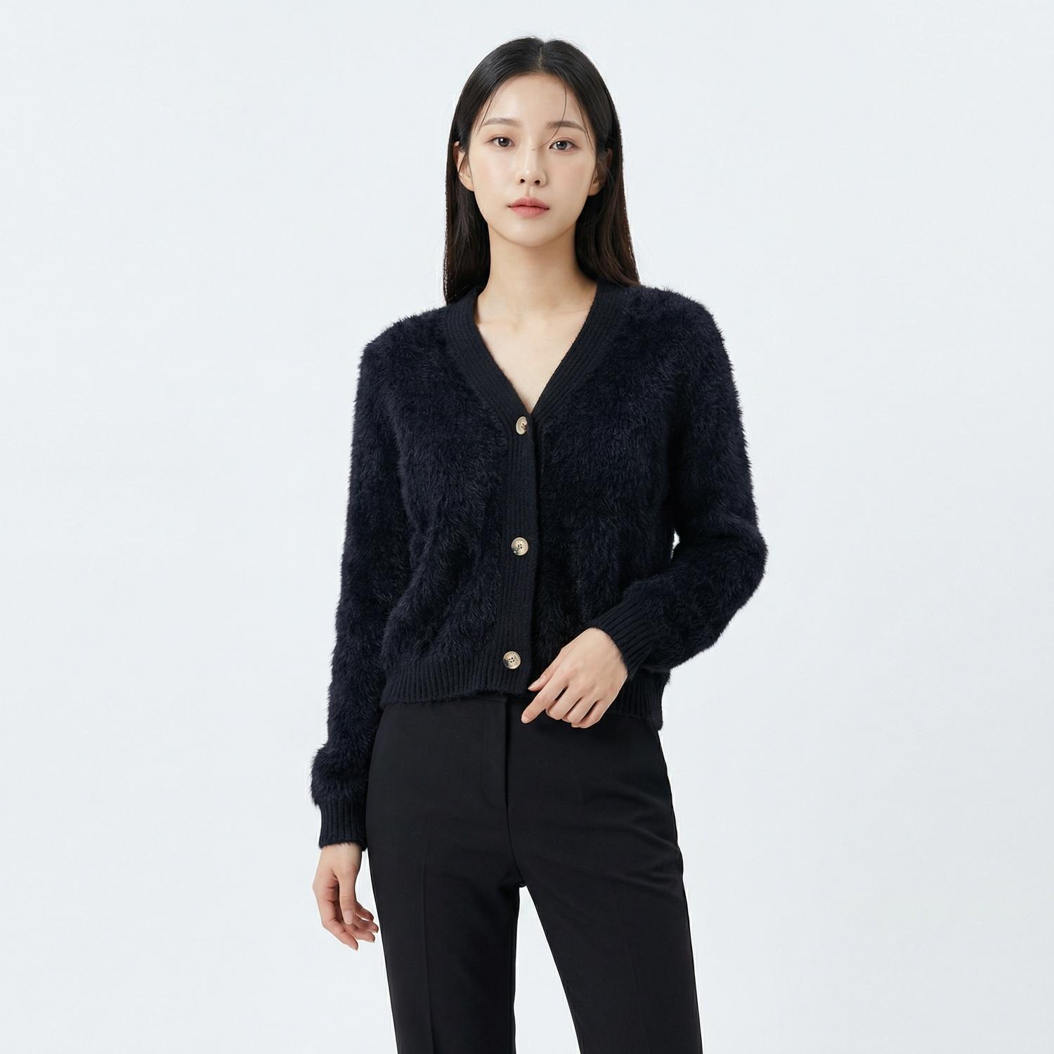 마리끌레르 브이넥카디건 1