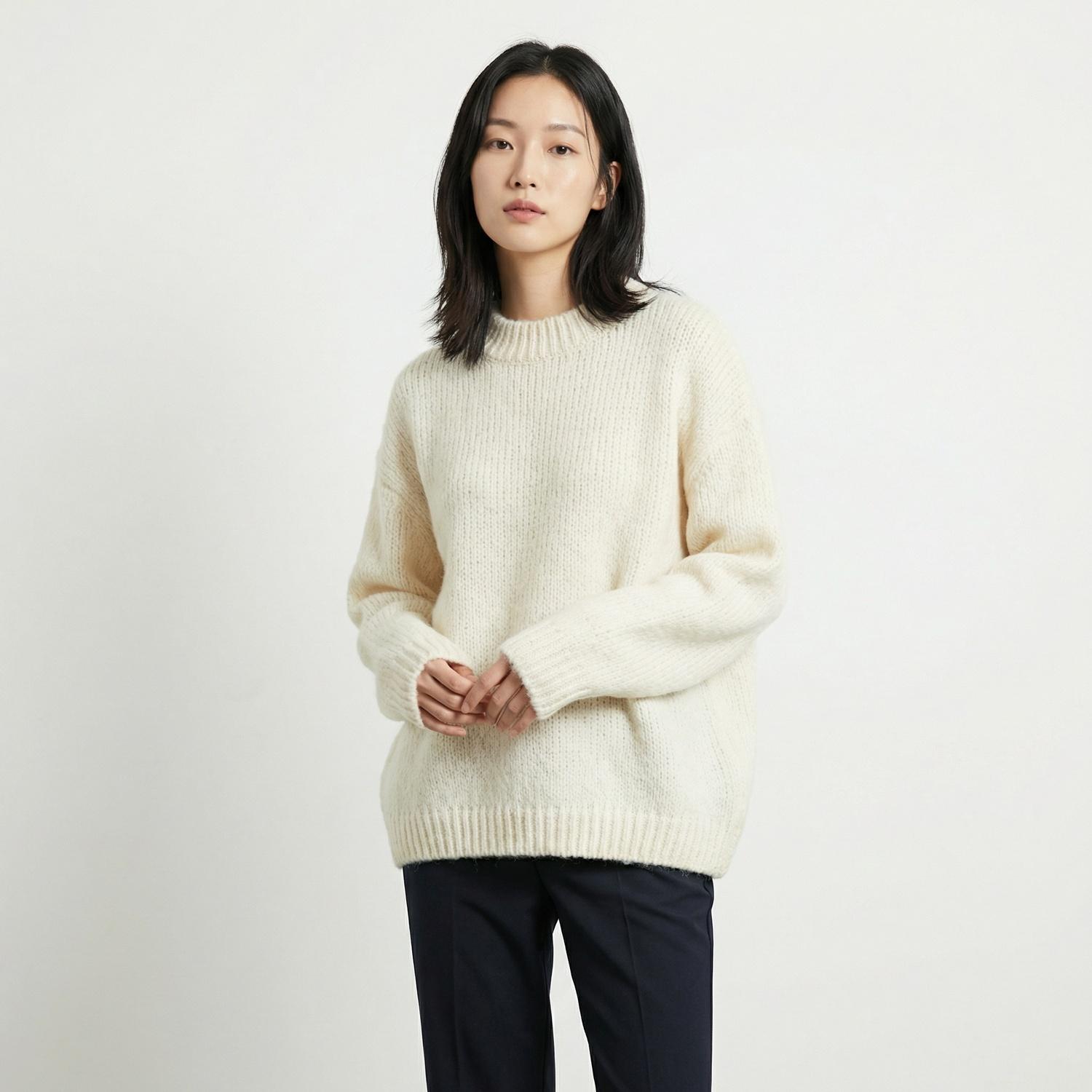 자라 라운드니트 1