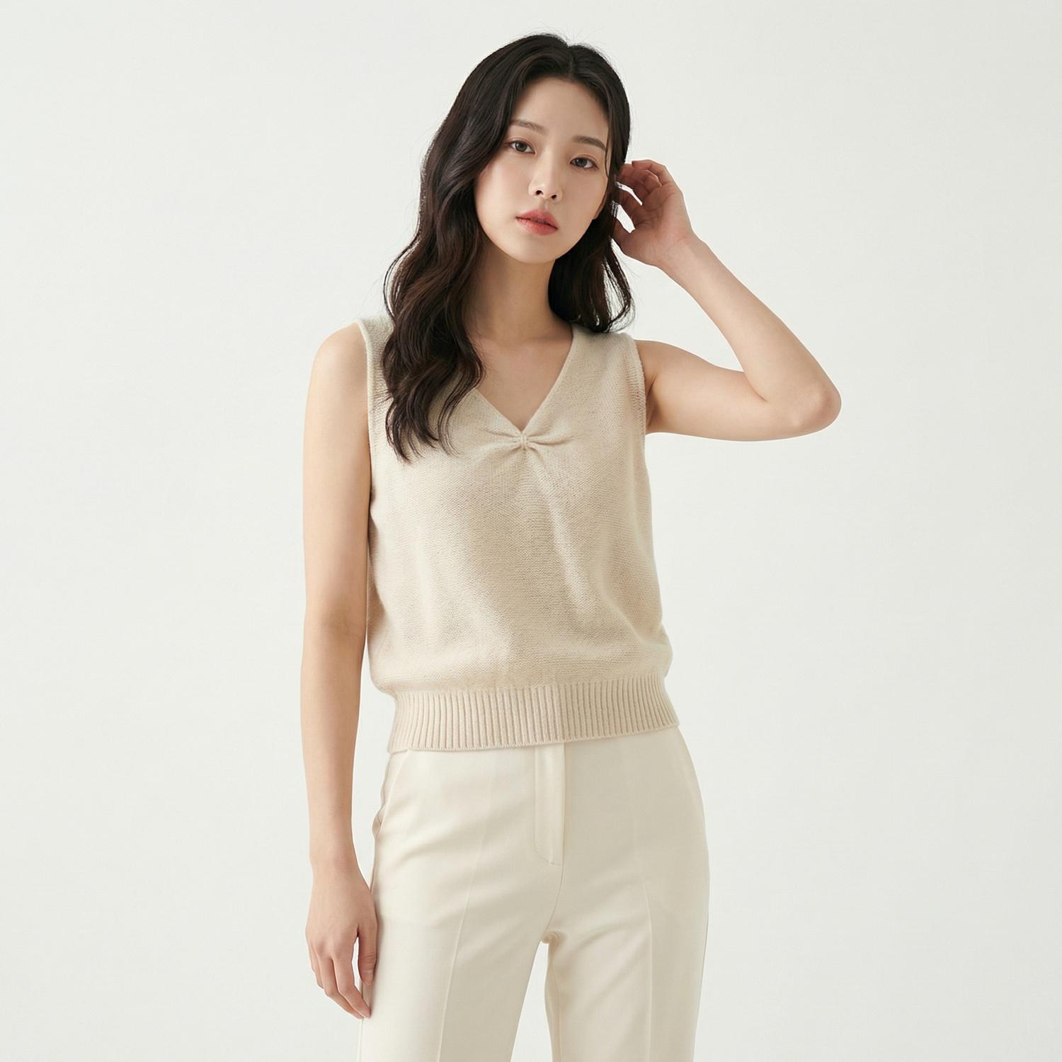 유라고 니트조끼 1