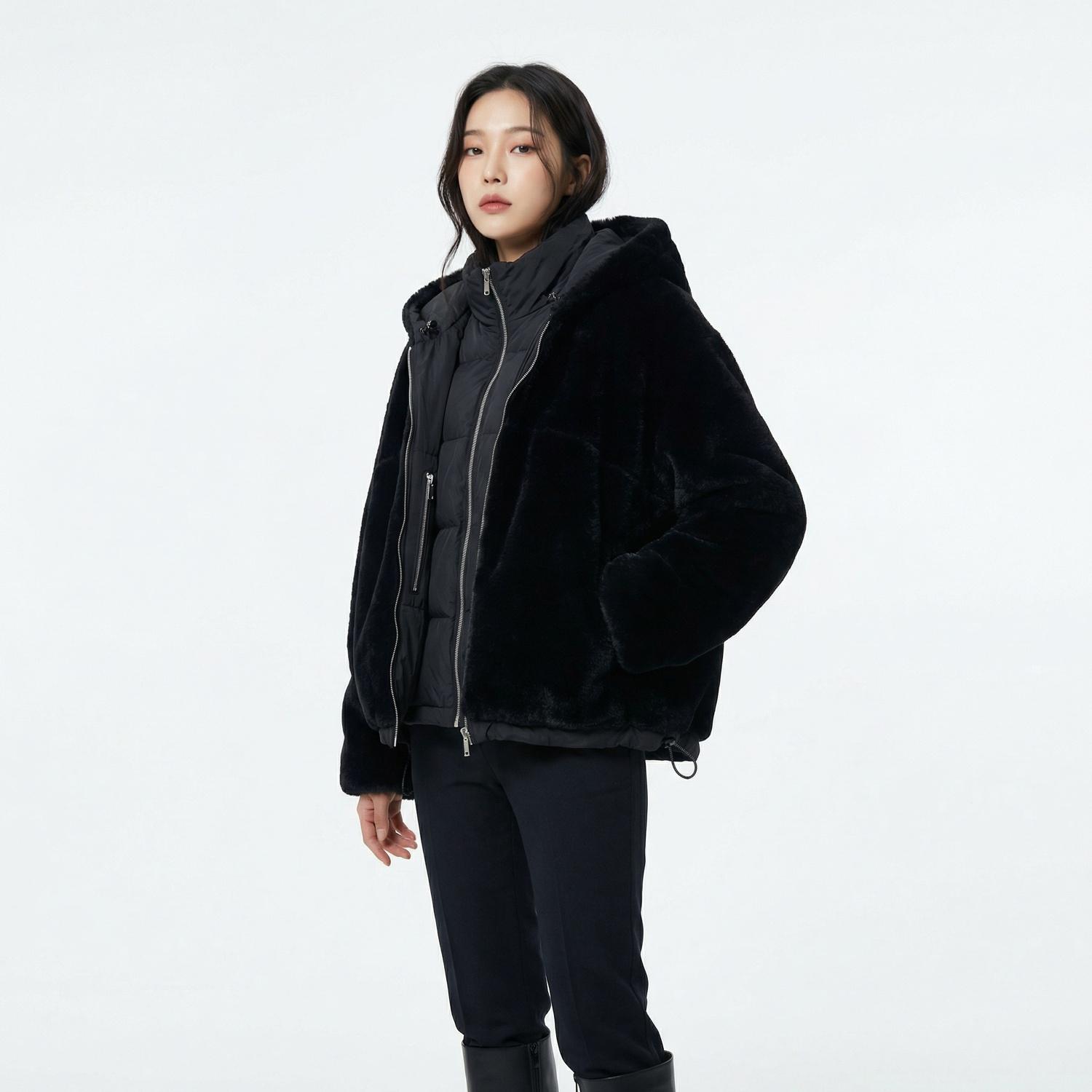 레이디볼륨 후드집업 1