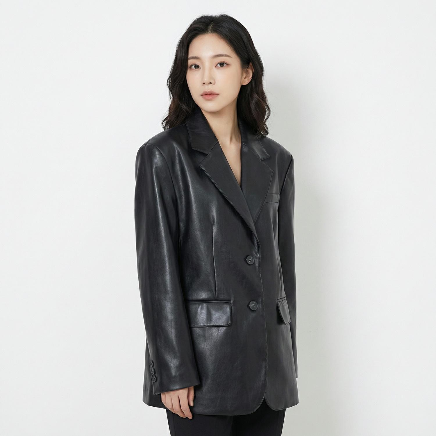 드로우핏 가죽재킷 1